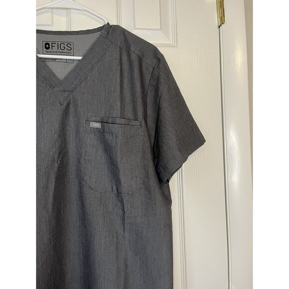Figs Technical Collection Men's 3-Pocket Scrub Top Size Medium - Picture 2 of 5